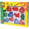 Image de SES Creative - Super Klei Vormen - 12 stuks - Verschillende Vormen en Kleuren - Makkelijk Schoon te Maken - Vanaf 2 jaar