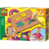 Image de SES Creative - Hamertje Tik - Trendy - Montessori Speelgoed - vrolijke kleuren - veilige spijkertjes - Knutselen