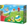 Image de SES - Splash water vangbal - 2 werp- en vang tools met 12 splash waterballen - droog en nat te gebruiken - spel bij warm weer met water