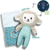 Image de SES Creative - Tiny Talents - Sleepy schaap - Night buddy glow in the dark - zachte knuffel - helpt bij het naar bed gaan - Baby Speelgoed