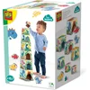 Image de SES Creative Tiny Talents Stapeltoren met Dinofiguren - 7 Blokken - Vanaf 10 Maanden - Baby Speelgoed - Motorische Ontwikkeling - Schoencadeautjes Sinterklaas
