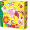 Image de SES Creative   Fluffy Loops   Sensorisch speelgoed   Maak 6 zachte draad dieren   Inclusief kinderschaar
