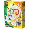 Image de SES Creative - Mozaïekbord Compact - Montessori speelgoed - inclusief 100 gekleurde pinnen in 4 kleuren - herbruikbaar - creatief speelgoed