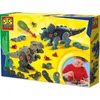 Image de SES Creative 14291 Dino Schroefconstructies - Creatieve Bouwset voor Kinderen vanaf 5 Jaar - Bouw een T-Rex en Triceratops met schroeven en onderdelen - Stimuleert probleemoplossend denken