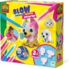 Image de SES Creative - Blow Airbrush Pens - Puppy's Suprise - Knutselen Meisjes - 4 Pennen en 3 Puppy's - Herbruikbaar - Vanaf 5 jaar