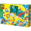 Image de SES Creative - My First - Vingerverf Handafdruk Dieren - 4 kleuren - met 16 vingerverf kaarten en stickers - Glutenvrij- Makkelijk Uitwasbaar - 1 tot 4 jaar