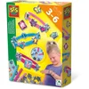 Image de SES Creative   Bedelarmbanden Maken   3 Armbanden   Inclusief 18 Bedels en Glitterstickers   Sieraden Knutselset vanaf 3 jaar