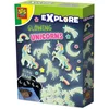 Image de SES Creative - Explore - Glowing unicorns - Glow in the dark - 24 unicorns en sterren om te plakken - Met foam plakkers en stickers - Voor een mooi versierde slaapkamer - Eenhoorn