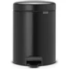 Image de Brabantia NewIcon Prullenbak - 5 liter - Badkamer - Matt Black