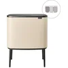 Image de Brabantia Bo Touch Bin Prullenbak - 3 x 11 liter - Afvalscheiding - Soft Beige