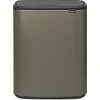 Image de Brabantia Bo Touch Bin Prullenbak - 60 liter - 1 vak - Platinum
