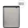 Image de Brabantia Bo Touch Bin Prullenbak - 2 x 30 liter - Afvalscheiding - Soft Grey
