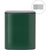Image de Brabantia Bo Touch Bin Prullenbak - 2 x 30 liter - Afvalscheiding - Pine Green