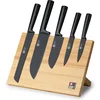 Image de Richardson Sheffield - Nox- 5 delig messenblok bamboo met zwarte messen