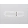 Image de Plieger Flair bedieningsplaat dualflush wit