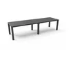 Image de Keter Julie Double Tuintafel - 295x90x75cm / 147,5x180x75cm   Grafiet