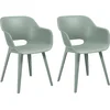 Image de Keter Akola Tuinstoelen - 2 stuks - 56,5x55x80cm - Vintage Green
