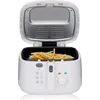 Image de alpina Frituurpan 2.5L - Friteuse met instelbare Thermostaat - Frituur met Kijkvenster en Uitneembare Mand - Frietpan 1800W - Inklapbaar Handvat - Wit