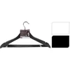 Image de Kledinghangers Kleerhangers hout 43cm zwart set van 4 - premium kwaliteit