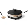 Image de Tristar PZ-9174 Pizza Gourmetset - Family 4 Mini Pizza Oven - Voor 4 personen - Inclusief deegsnijder