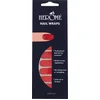Image de Herome Nail Wraps Red - Nagelstickers - Nail Art - Zonder Droogtijd - 2x10 stickers - Cadeau - Nail art stickers - Nagellak stickers