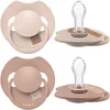 Image de Difrax LOVI Dynamische Prime Fopspeen - 6 tot 18 Maanden - Beige & Bruin - 2 Stuks