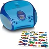 Image de Lenco SCD-24 KIDS - Draagbare cd speler en radio voor kinderen - Inclusief stickervel - Blauw