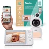 Image de Alecto DVM2060 Dual Mode Babyfoon met Camera & App - 5  HD Scherm - Full HD 1080p - Pan & Tilt - Nachtzicht - Terugspreken - Uitbreidbaar tot 4 Camera’s - Wit