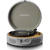 Image de Lenco Retro Platenspeler - Koffer Platenspeler met ingebouwde Speakers - Bluetooth en AT3600L cartridge - LS-66GY - Grijs