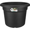 Image de Elho Green Basics Cilinder 45 - Bloempot voor Buiten - Ø 43.8 x H 33.8 cm - Living black