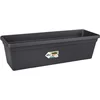 Image de Elho Green Basics Balkonbak 40 - Plantenbak voor Balkon Buiten - Ø 39.3 x H 14.0 cm - Living black