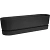 Image de Elho Greenville Trough Long 70 - Plantenbak voor Buiten - 100% Gerecycled Plastic - L79.0 x B19.5 x H18.5 cm - Living black