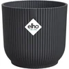 Image de Elho Vibes Fold Rond 18 - Bloempot voor Binnen - 100% Gerecycled Plastic - Ø 18.4 x H 16.8 cm - Antraciet