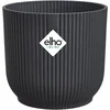 Image de Elho Vibes Fold Rond 30 - Bloempot voor Binnen - 100% Gerecycled Plastic - Ø 29.5 x H 27.2 cm - Antraciet