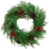 Image de Little Grove kerstkrans Rode Bessen - PE -  45cm