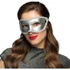 Image de Boland - Masker Gabriella zilver Zilver - Volwassenen - Showgirl -