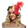 Image de Boland - Masker Venice cigno - Volwassenen - Showgirl - Glamour - Carnaval accessoire - Venetiaans masker