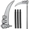 Image de Boland - Zeis Schedel - Wapen - Halloween accessoire decoratie - Horror - Carnaval - Themafeest