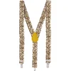 Image de Boland - Bretels Pailletten goud Goud - Volwassenen - Unisex - Chippendale - Carnaval accessoire - NYE - Oudjaarsavond