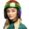 Image de Boland - Helm Disco regenboog Multi - - Volwassenen - Unisex - Pride