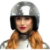 Image de Boland - Helm Disco zilver Zilver - - Volwassenen - Unisex - Disco - 80s - Grappig - Themafeest - Carnaval