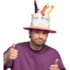 Image de Boland - Hoed Cream cake 'Happy birthday' - 59 - Volwassenen - Unisex -
