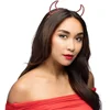 Image de Boland - Diadeem Devil diamond Rood - Één maat - Kinderen en volwassenen - Vrouwen - Duivel - Demoon - Halloween - Cosplay - Themafeest - Carnaval