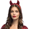 Image de Boland - Diadeem duivelhoorntjes Sequins promo Rood - Één maat - Kinderen en volwassenen - Vrouwen - Duivel - Demoon - Halloween - Cosplay - Themafeest - Carnaval
