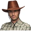 Image de Boland - Hoed cowboy Savanne bruin Bruin - 59 - Volwassenen - Unisex - Cowboy - Indiaan