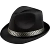 Image de Boland - Hoed Funky zwart Zwart - 59 - Volwassenen - Unisex - 20's - Roaring Twenties