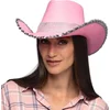 Image de Boland - Hoed cowboy Spark roze - 58 - Volwassenen - Vrouwen - Cowboy - Indiaan