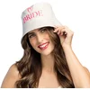 Image de Boland - Bucket hat 'Bride' Wit - 58 - Volwassenen - Vrouwen - Bride-to-Be - Bruiloft