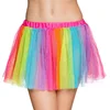 Image de Boland - Tutu Regenboog - Volwassenen - Fee - 80's & 90's - Disco- Prinses