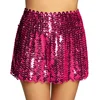 Image de Boland - Minirokje Sequins roze - Volwassenen - Niet van toepassing - Festival - Rave - Pailletten - Stretch